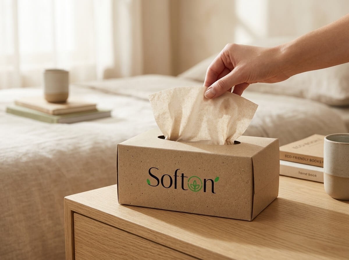 100% Recycled Facial Tissue - Image 3