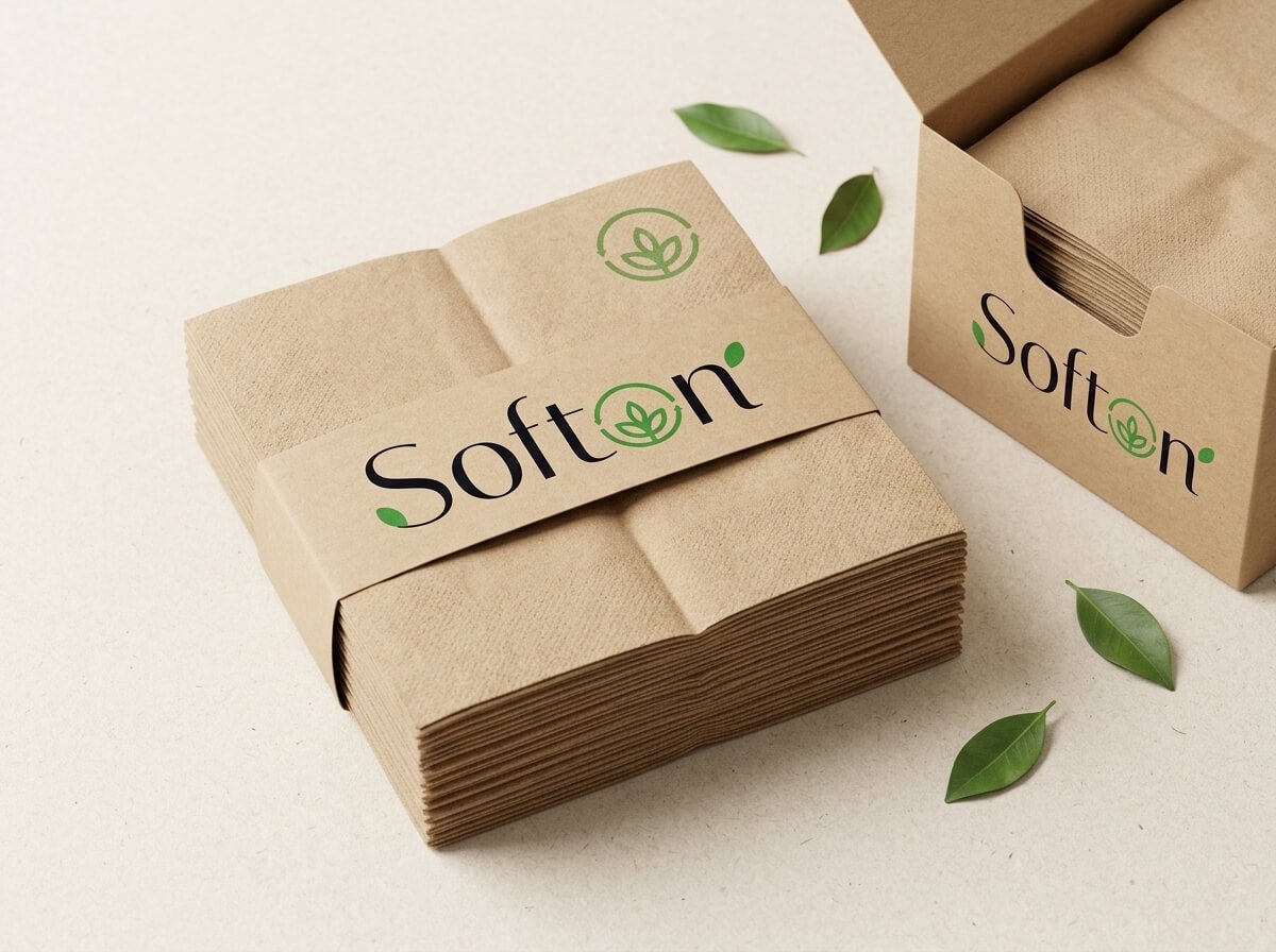 100% Recycled Tissue Napkins - Image 2