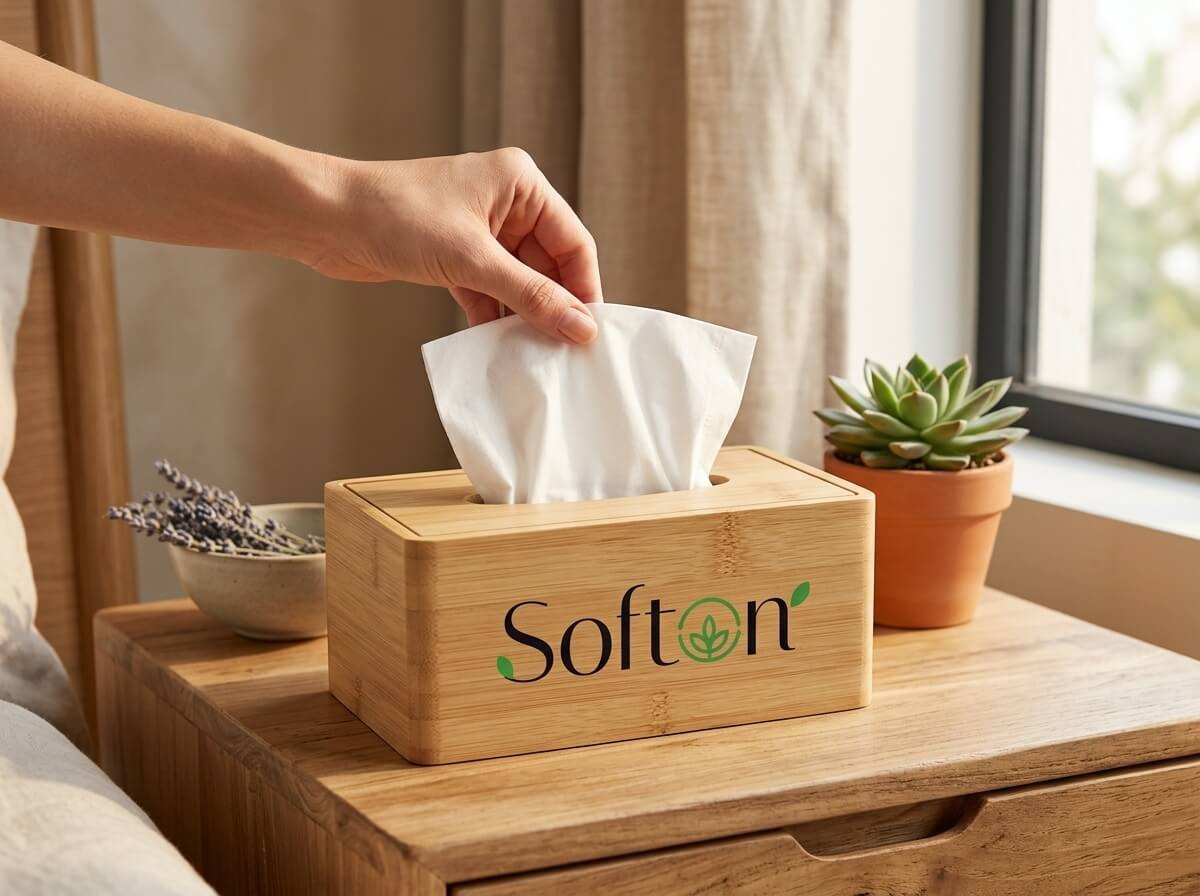Bamboo Tissue Box - Image 3