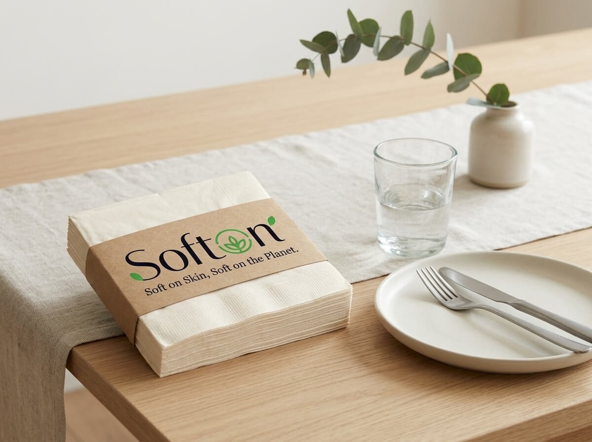 Sustainable Virgin Tissue Napkins - Image 3
